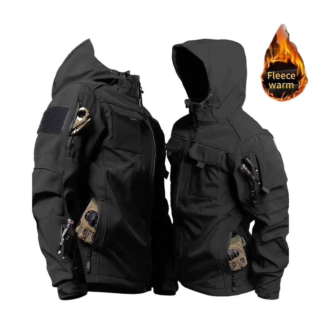Jason – Chaqueta Táctica Utility con Forro de Forro Polar