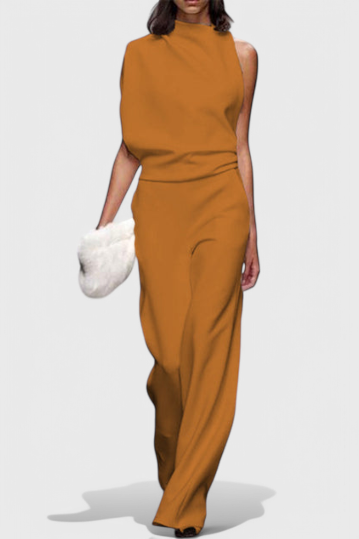 Agatha Mono de Pierna Ancha para el Día a Día