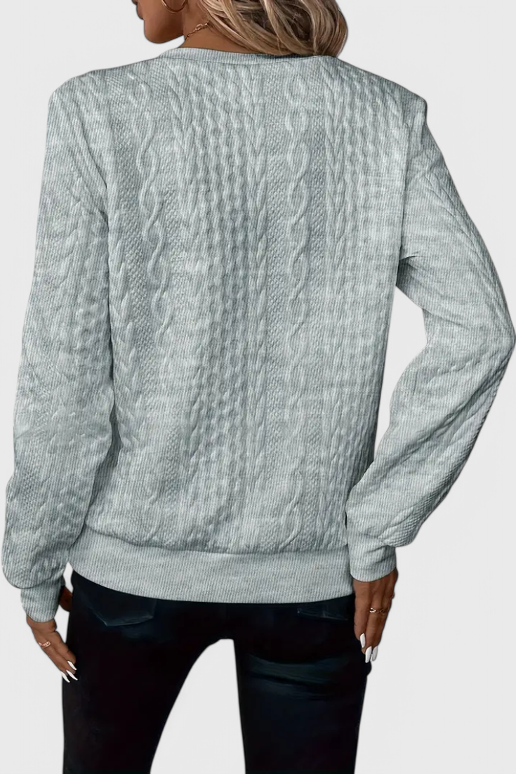 Zoey | Jersey de Punto con Cremallera Suave