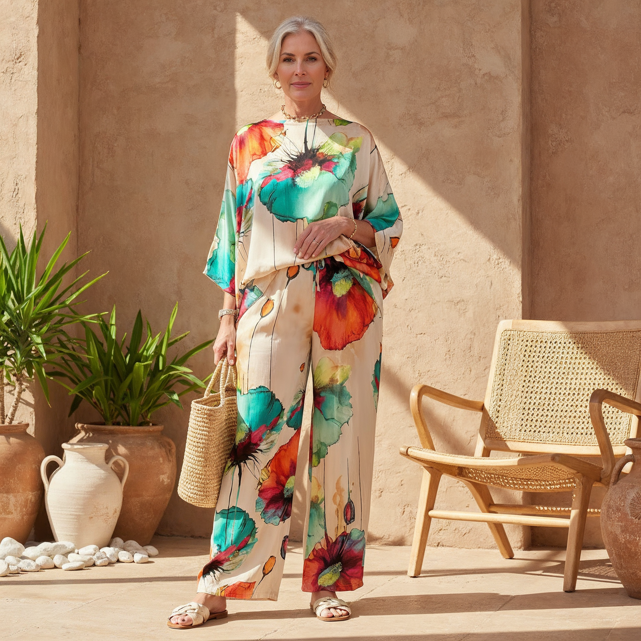 Emmarie - Conjunto Impreso Elegante