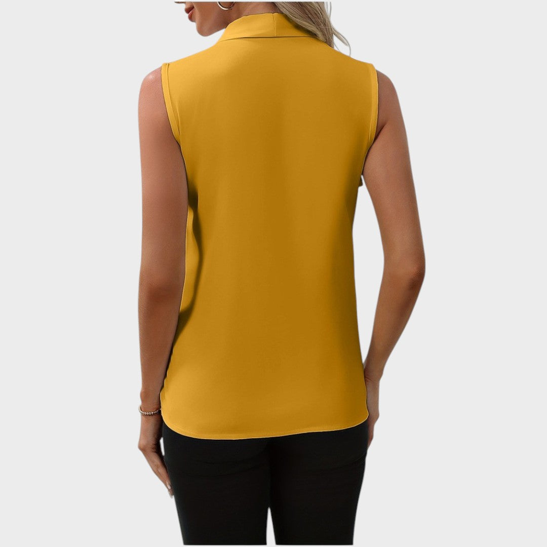 Roma | Blusa Sin Mangas Con Cuello En V