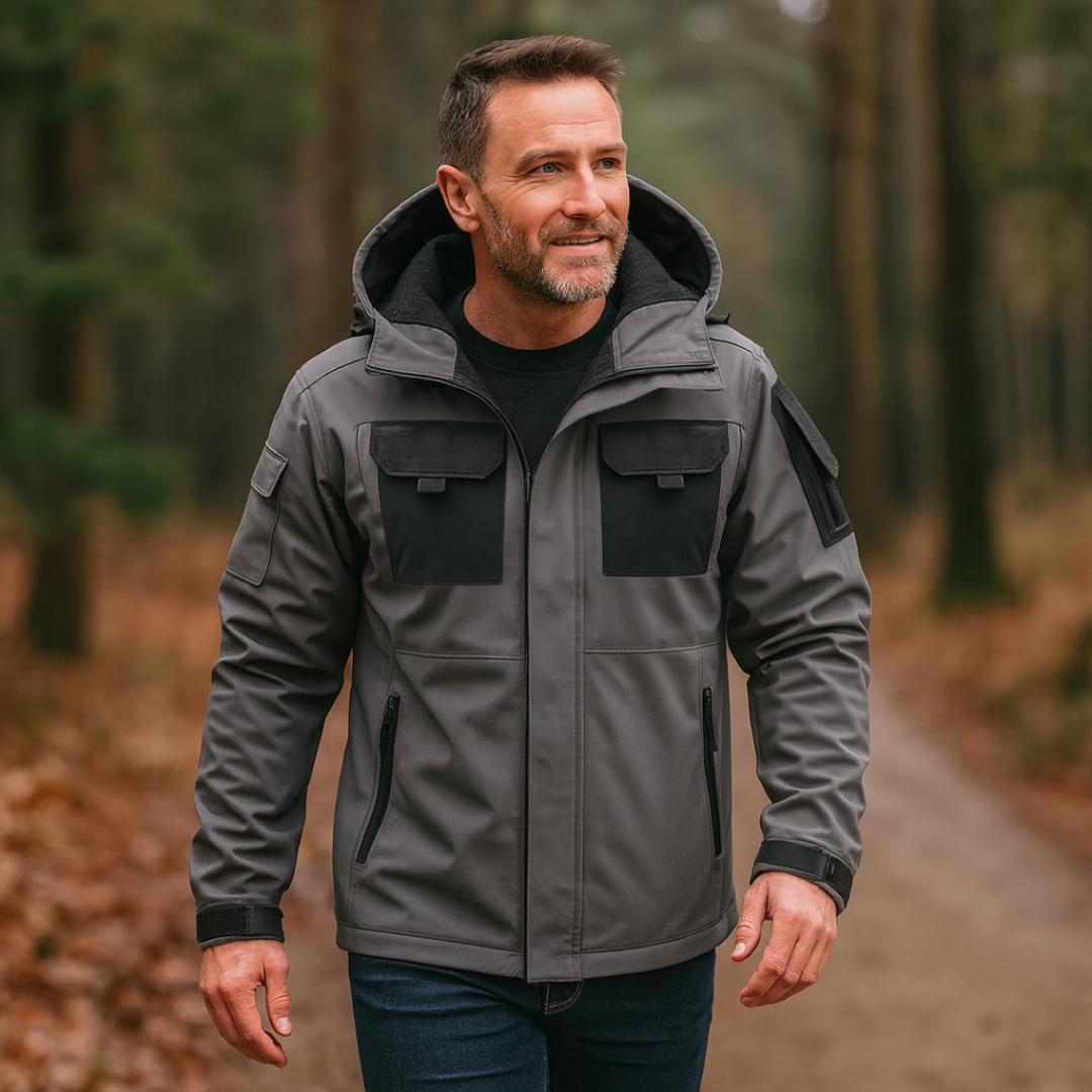 Jason – Chaqueta Táctica Utility con Forro de Forro Polar