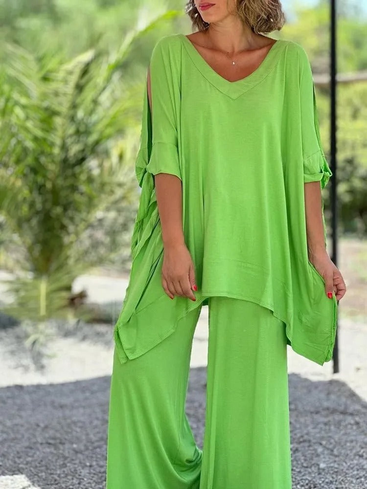 Zelora | Conjunto Relajado Elegante