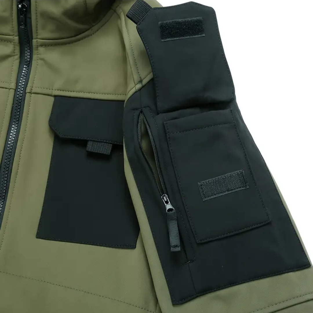 Jason – Chaqueta Táctica Utility con Forro de Forro Polar