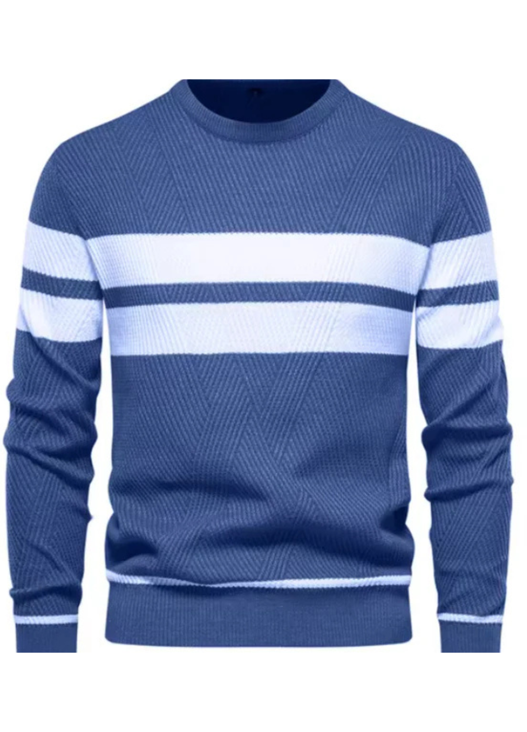 Aurea  | Suéter elegante para hombre con patrón de espiga