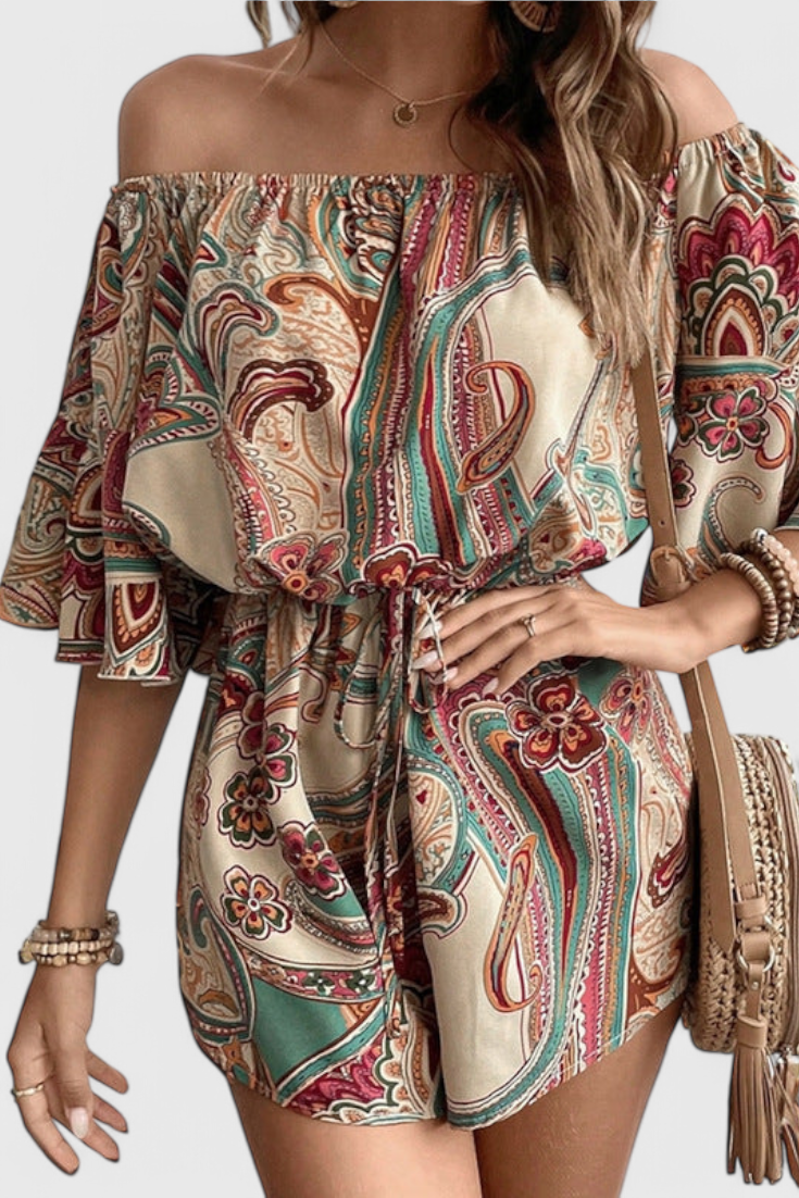 Paloma Mono Bohemio Sin Hombros