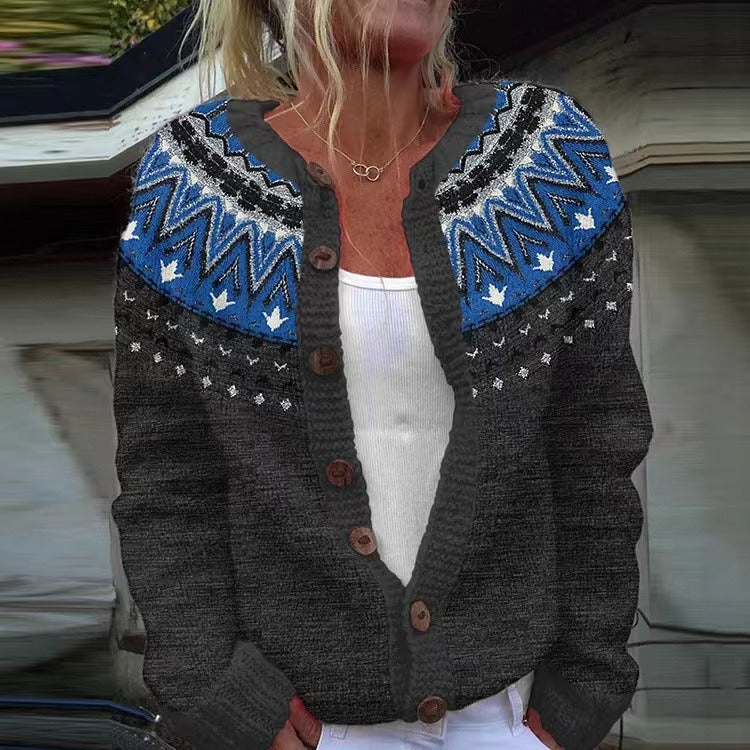 Jade | Suéter de punto vintage islandés