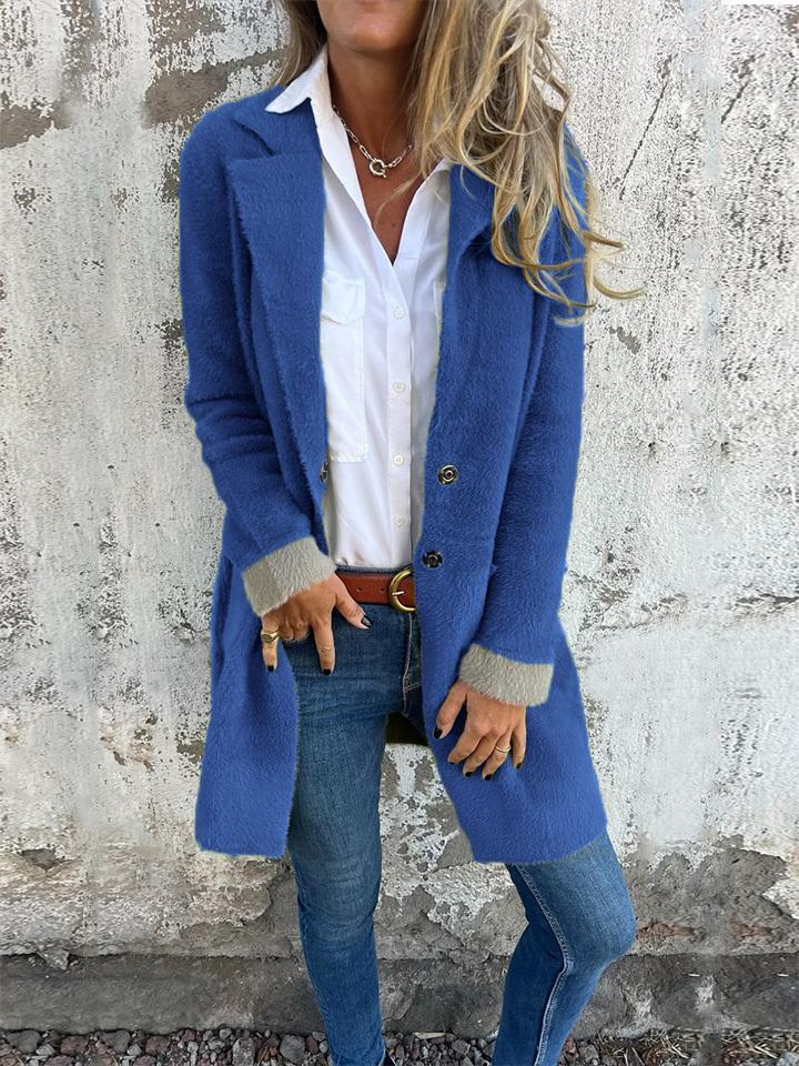 Valeria | Abrigo Largo de Piel Sintética