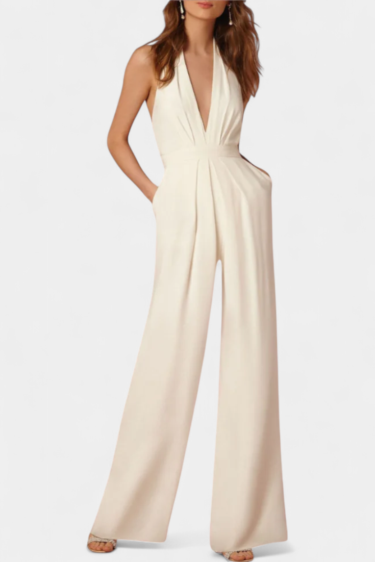 Lila Mono de Pierna Ancha con Elegancia Ligera